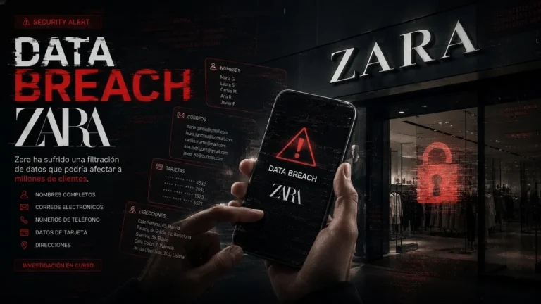 Zara expone datos de 197.400 clientes en un ataque ligado a ShinyHunters
