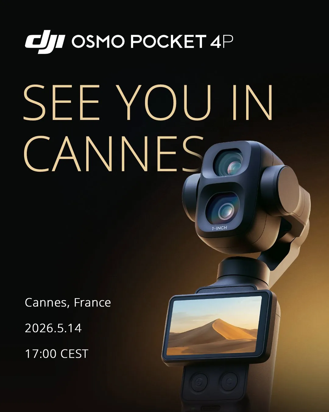 DJI Osmo Pocket 4P launch teaser