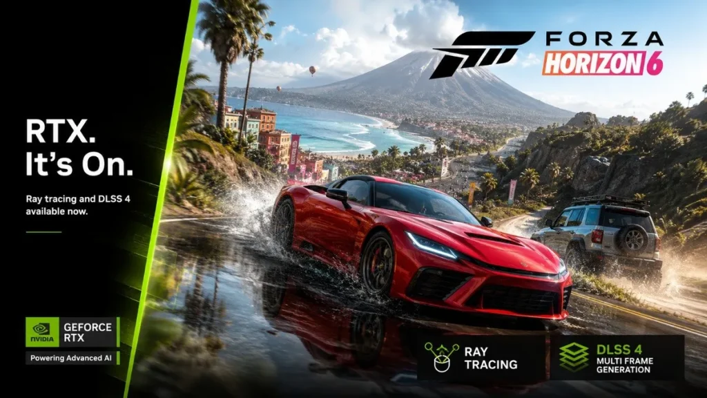 Forza Horizon 6 estrena ray tracing y DLSS 4.5 en PC