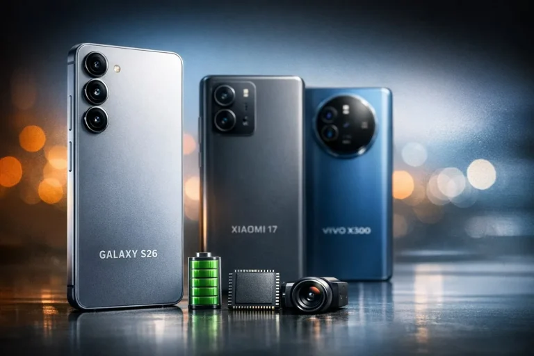 Galaxy S26, Xiaomi 17 y Vivo X300: tres compactos, tres prioridades