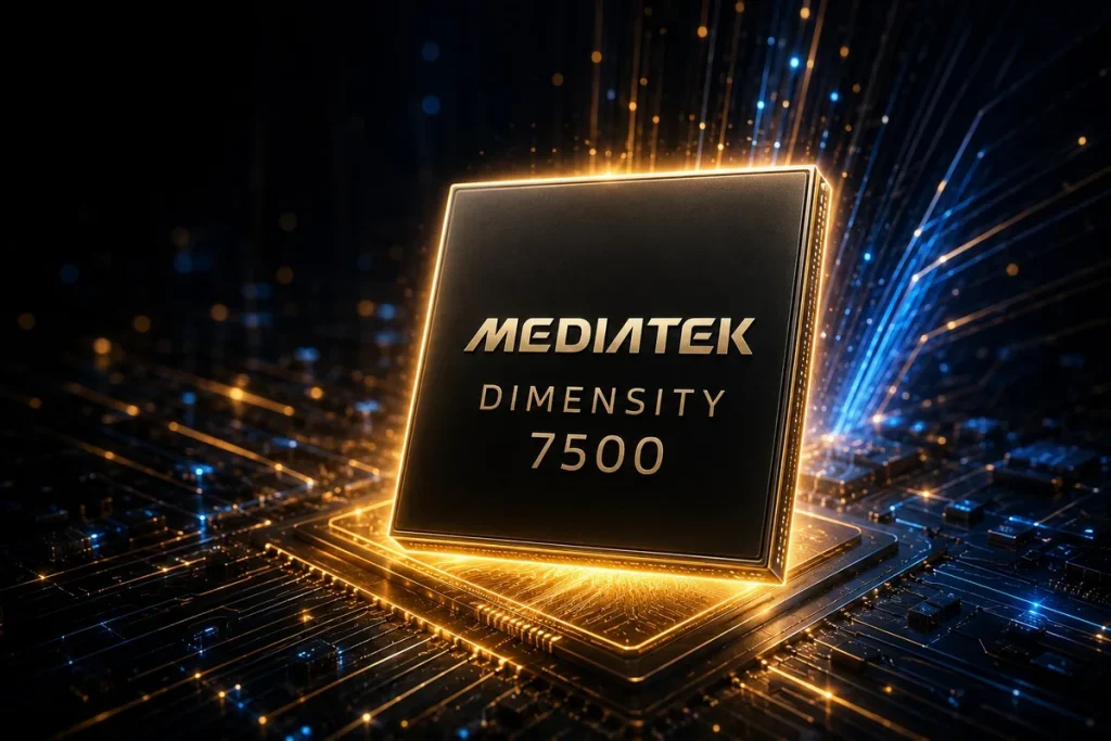 MediaTek renueva el Dimensity 7500 con CPU Arm C1 y NPU más rápida MediaTek renueva el Dimensity 7500 con CPU Arm C1 y NPU más rápida