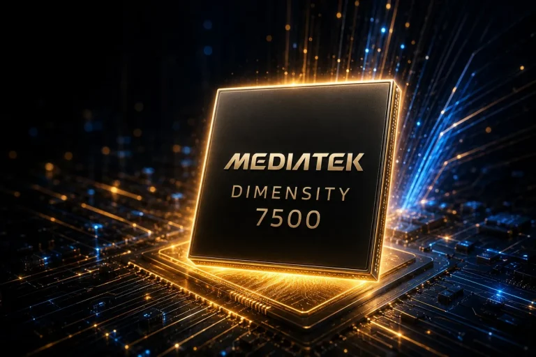 MediaTek renueva el Dimensity 7500 con CPU Arm C1 y NPU más rápida