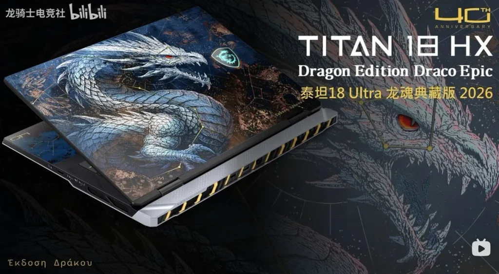 msi titan 18 hx draco epic meg x870e ace imagen 4
