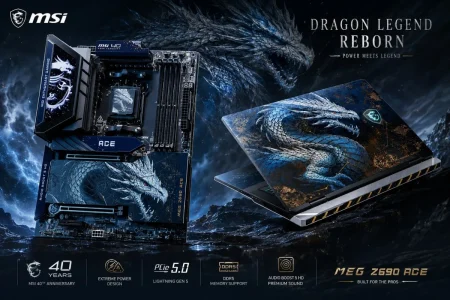 MSI enseña el Titan 18 HX Draco Epic y la MEG X870E ACE MAX