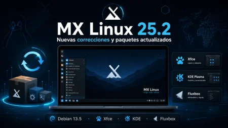 MX Linux 25.2 ya está aquí: la distribución Linux más querida se renueva con Debian Trixie y soporte de hardware mejorado MX Linux 25.2 ya está aquí: la distribución Linux más querida se renueva con Debian Trixie y soporte de hardware mejorado