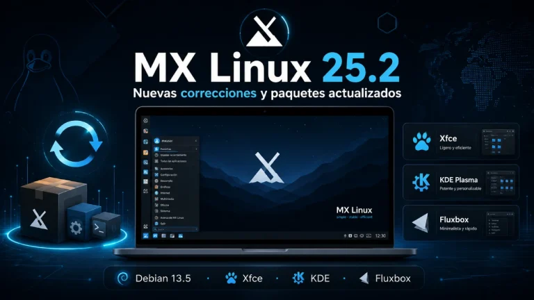 MX Linux 25.2 ya está aquí: la distribución Linux más querida se renueva con Debian Trixie y soporte de hardware mejorado