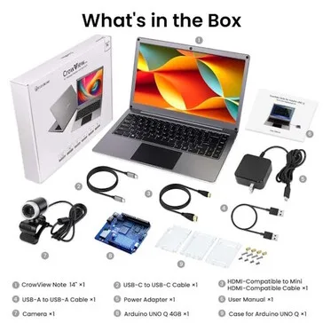 A camera is included