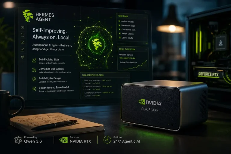 Hermes lleva los agentes locales a RTX PCs y DGX Spark Hermes lleva los agentes locales a RTX PCs y DGX Spark
