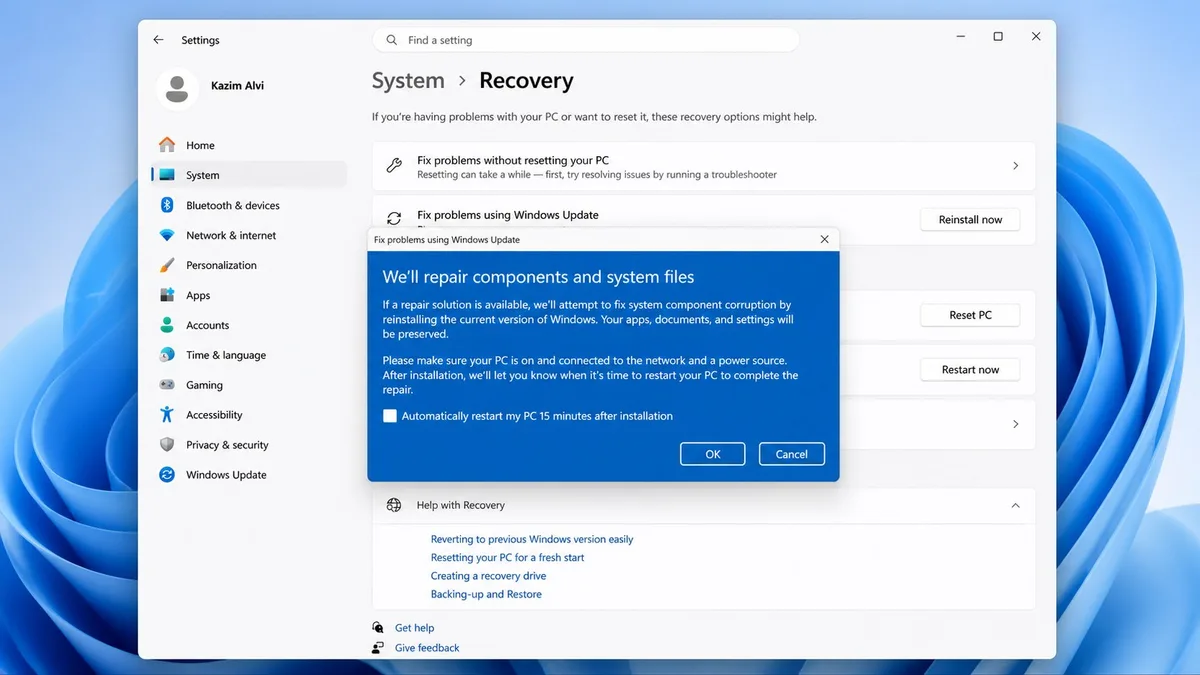 windows 11 arreglos ocultos sin formatea imagen 4