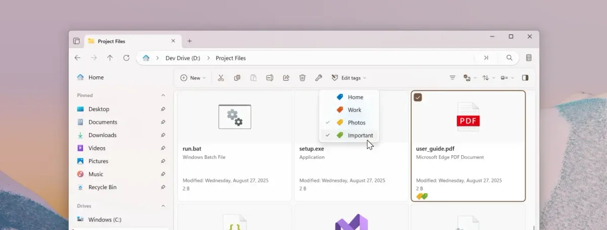 Files version 4 dot 1 new features