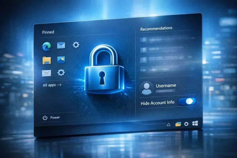 Windows 11 prepara más control del menú Inicio y la privacidad