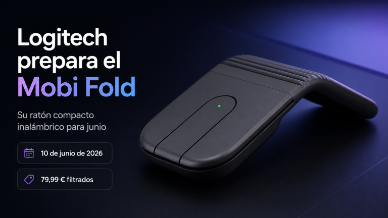 Logitech prepara el Mobi Fold, su ratón compacto inalámbrico para junio