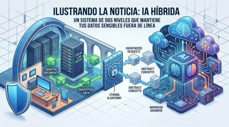 El fin del dilema del todo o nada: por qué un sistema de IA híbrido es la salvación para tus datos privados