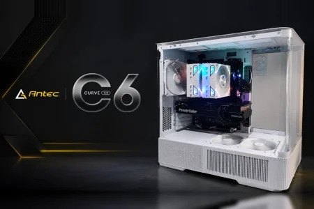 Antec C6 Curve Air: la torre ultra panorámica que convierte tu PC en una escena de cristal