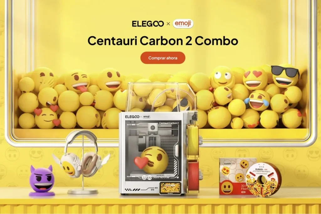 Elegoo convierte su impresora 3D en un paquete multicolor por 479 euros