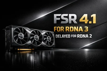 AMD confirma otro modelo de FSR 4.1 para RDNA 3 y retrasa RDNA 2