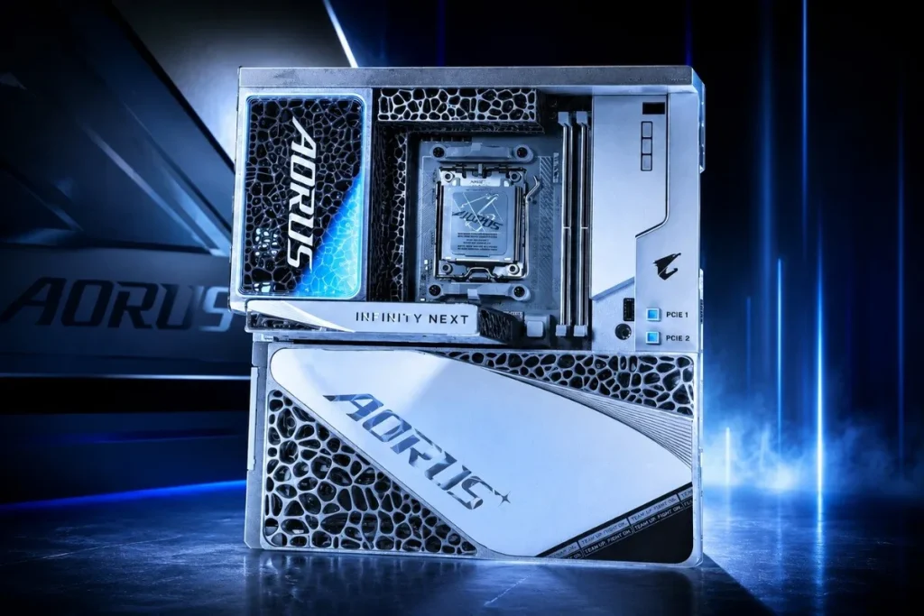GIGABYTE enseña la X870E AORUS INFINITY NEXT y fija fecha