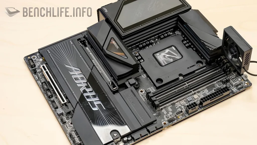 GIGABYTE enseña una placa Z990 con tres conectores EPS y pista de Nova Lake-S GIGABYTE enseña una placa Z990 con tres conectores EPS y pista de Nova Lake-S