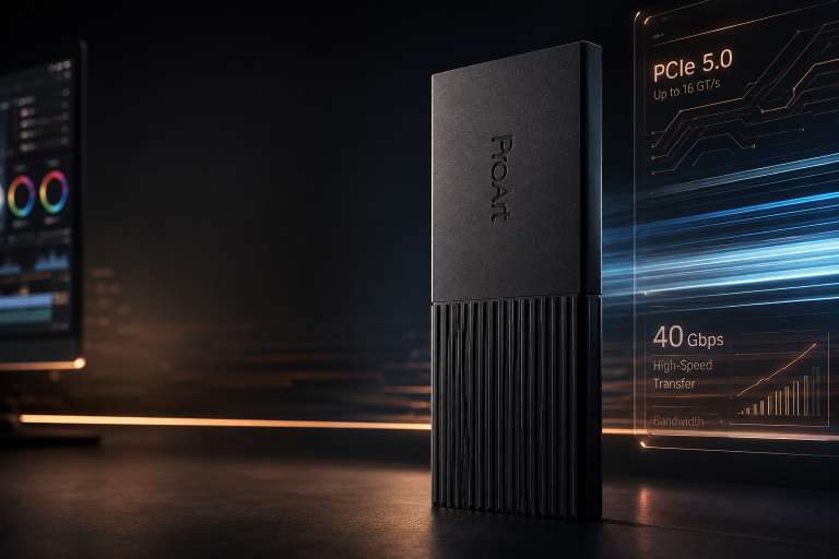 ASUS ProArt PA40SU: 40 Gbps en el bolsillo, con un pero