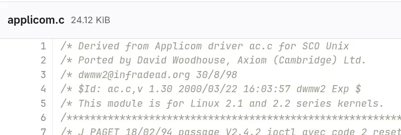 Applicom Linux driver ported from SCO Unix