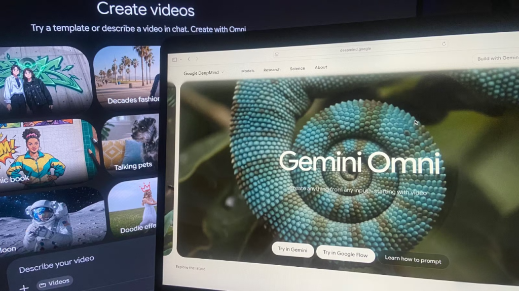 Gemini Omni mejora sus vídeos cuando se le dirige como a una cámara