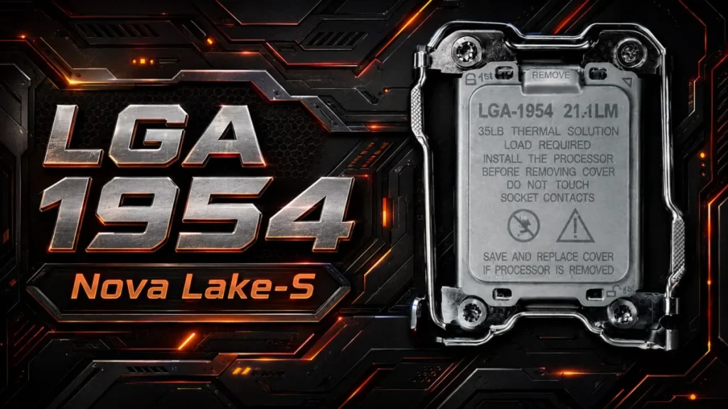 Intel enseña el socket LGA-1954 de Nova Lake y confirma el 2L-ILM