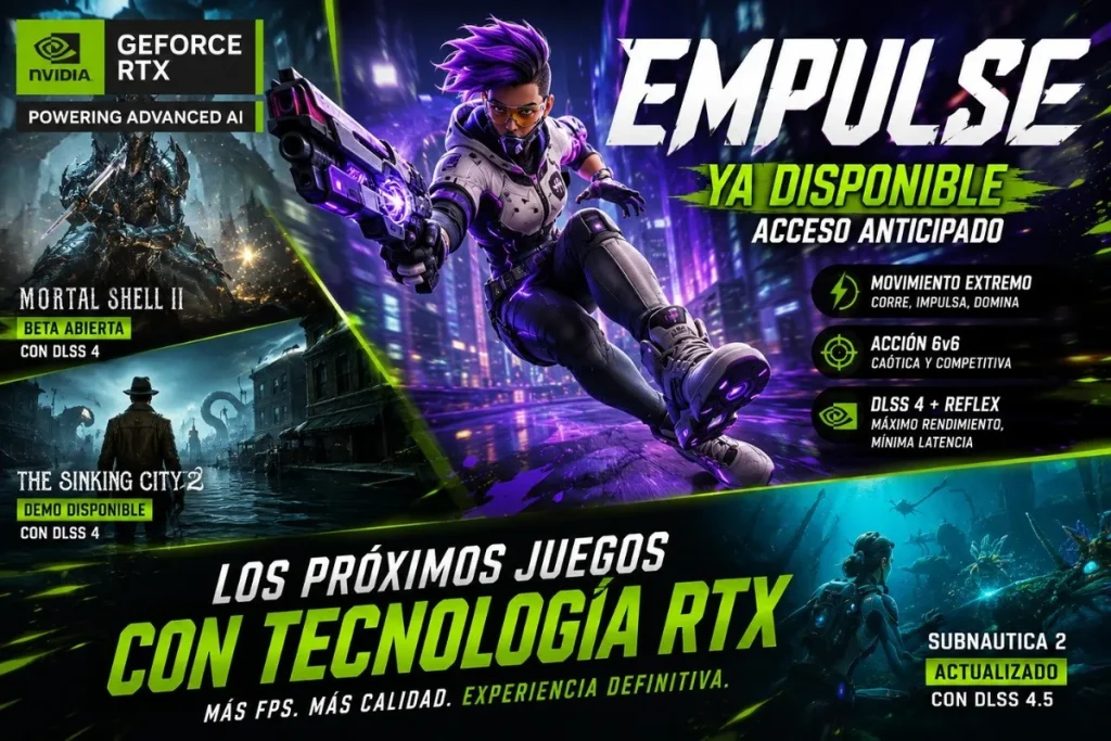 Empulse llega mañana con DLSS y Reflex para RTX