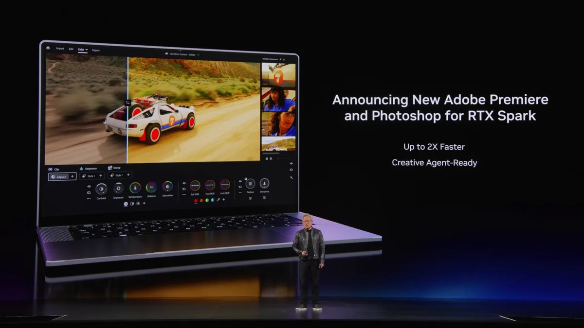 Nvidia RTX Spark can run Photoshop