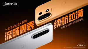 OnePlus fija el 10 de junio para el Turbo 6X y el Turbo 6X Pro