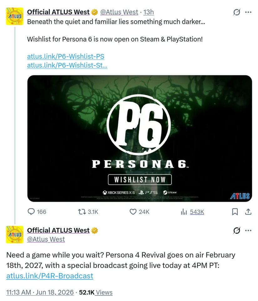 Persona 6 gameplay imagen 2