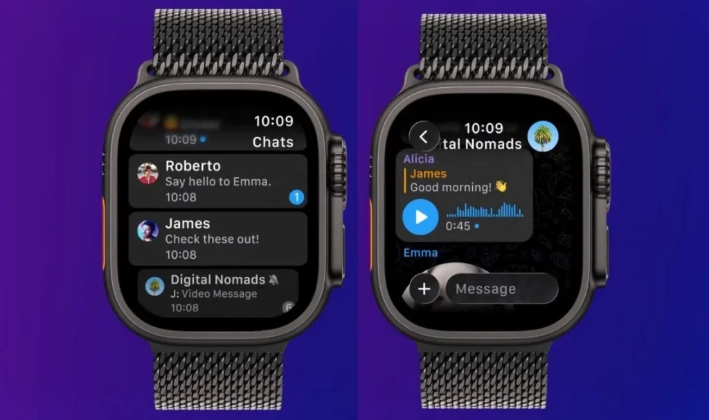 Telegram vuelve al Apple Watch con una app nativa y mensajes de voz Telegram vuelve al Apple Watch con una app nativa y mensajes de voz