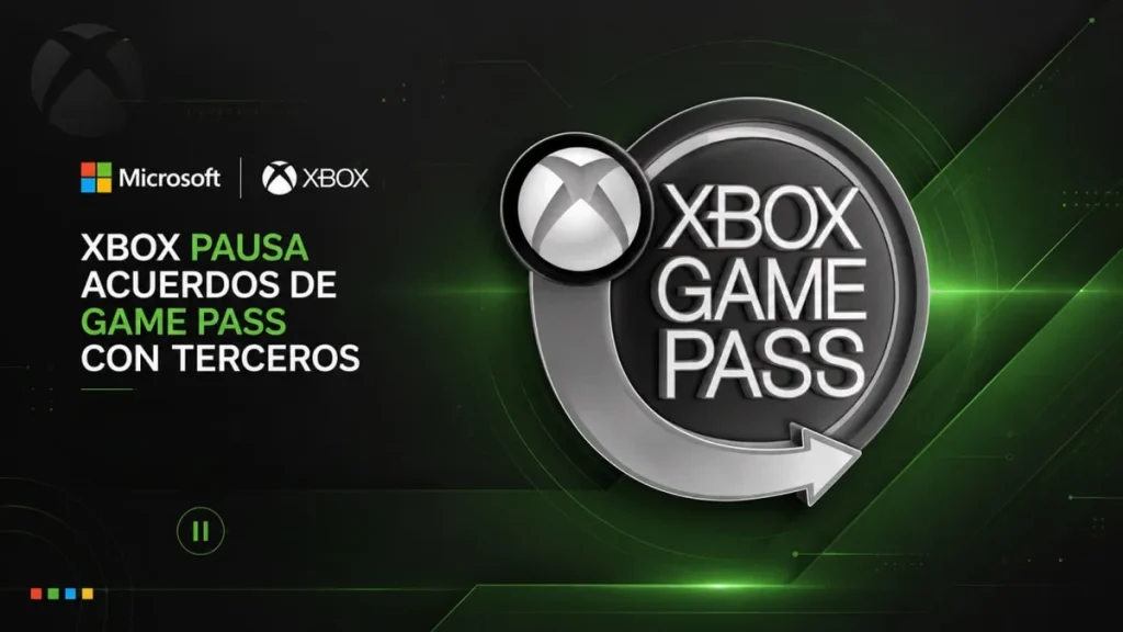 Xbox frena sus acuerdos de Game Pass con editoras externas