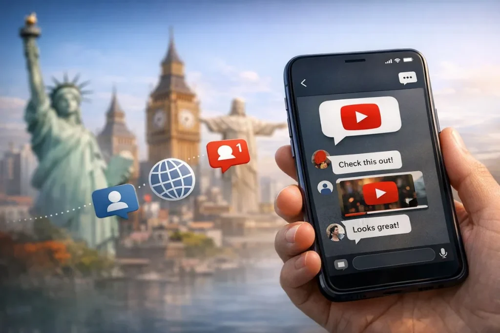 YouTube amplía sus mensajes directos a EEUU y suma 9 países YouTube amplía sus mensajes directos a EEUU y suma 9 países