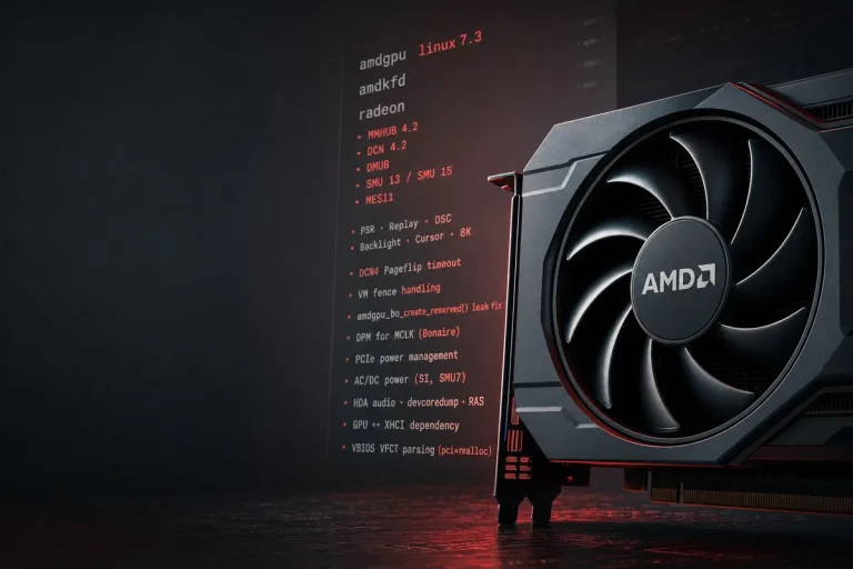 AMD prepara más correcciones gráficas para Linux 7.3