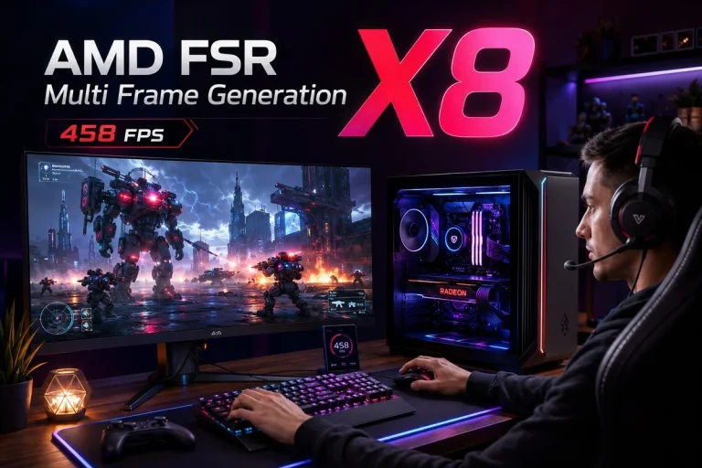 AMD prepara FSR x8: hasta siete fotogramas por cada uno renderizado AMD prepara FSR x8: hasta siete fotogramas por cada uno renderizado