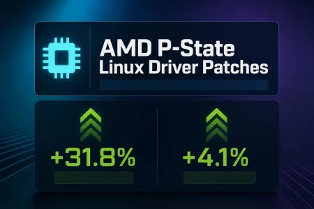 AMD P-State Linux Driver Patches — AMD prepara un ajuste en Linux que eleva hasta un 31% los FPS bajos