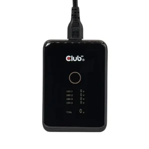 Club3D lanza un cargador USB-C de 240 W con pantalla y cable de 1,8 metros Club3D lanza un cargador USB-C de 240 W con pantalla y cable de 1,8 metros