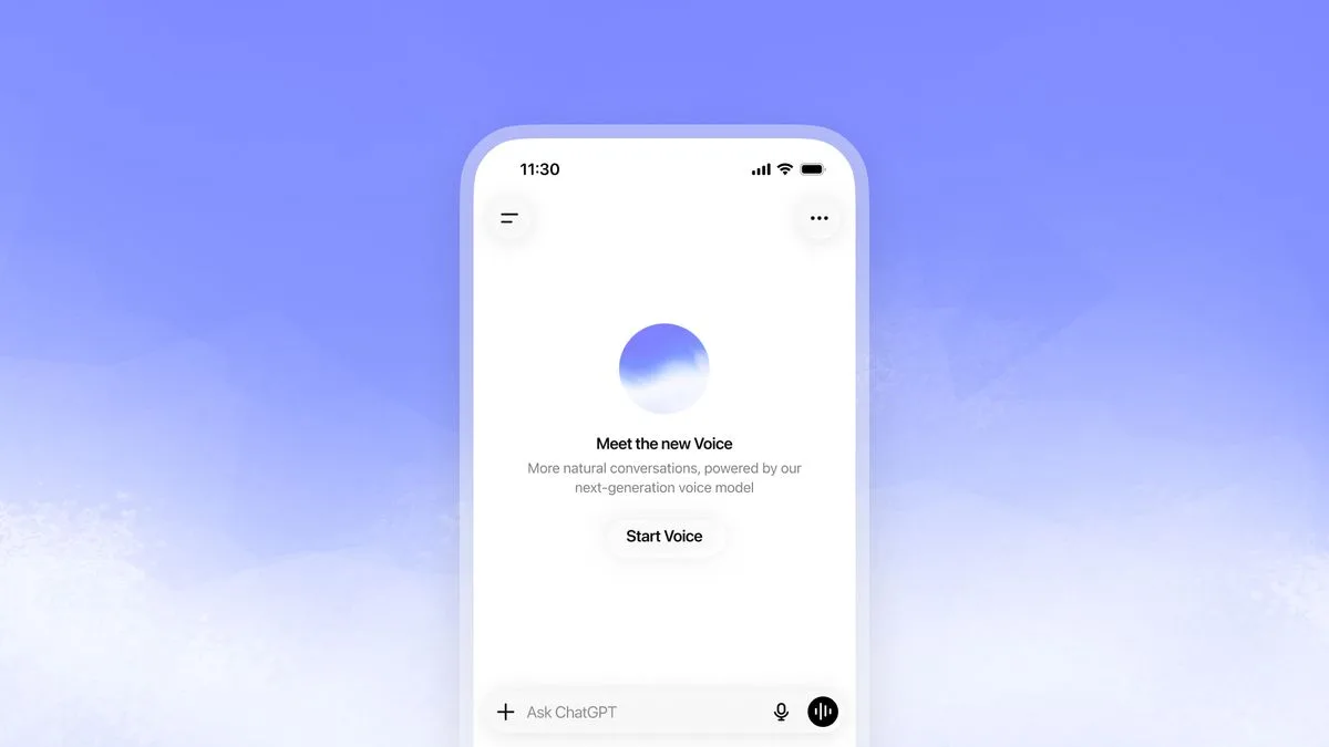 New ChatGPT voice mode.