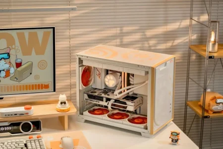 COLORFIRE ME26A carcasa PC gatos — COLORFIRE lanza la ME26A, una torre gaming tematizada con gatos y botón de encendido con forma de pata