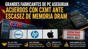 Los grandes fabricantes de PC pugnan por la memoria de CXMT Los grandes fabricantes de PC pugnan por la memoria de CXMT