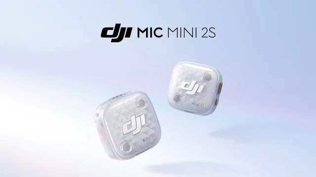 DJI Mic Mini 2S suma grabación 32-bit y 14,5 GB internos DJI Mic Mini 2S suma grabación 32-bit y 14,5 GB internos