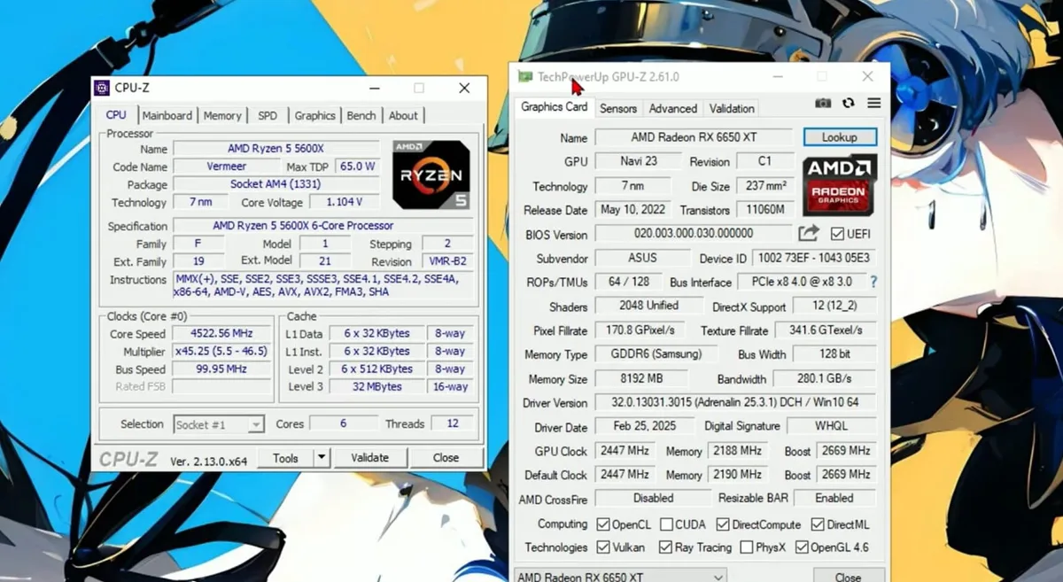 emulador PlayStation 5 compatibilidad juegos — Ryzen 5 5600X and Radeon RX 6650 XT test system for PS5 emulator benchmarks