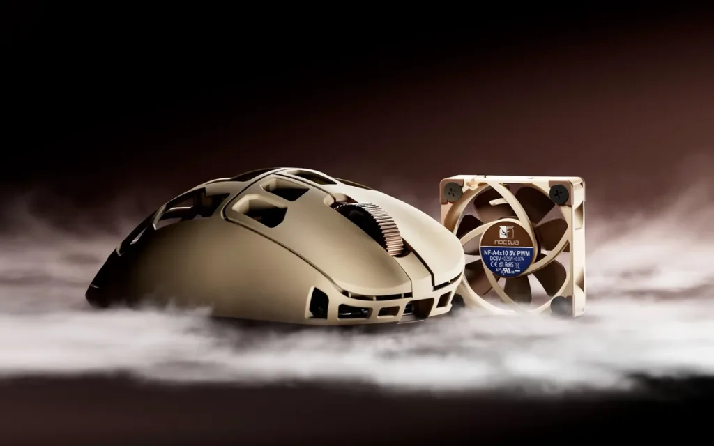 Pulsar y Noctua lanzan el ratón Feinmann F01 Noctua Edition