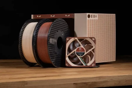 filamento PETG 50°C Noctua colores — Noctua y Prusa fabrican filamento PETG a juego con sus ventiladores para piezas que aguantan 50°C