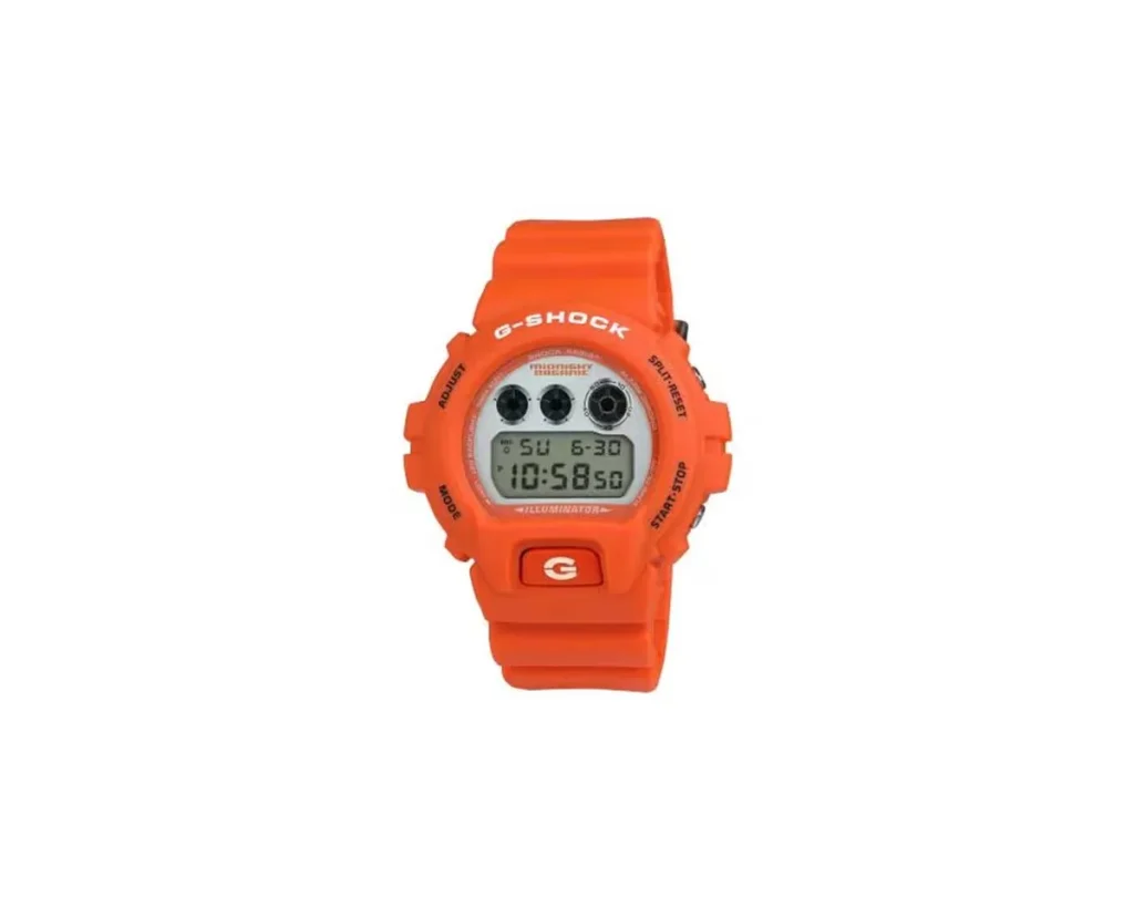 Casio y Larry June crean un G-Shock naranja inspirado en su Corvette del 87 G-Shock DW6900MO26-4 edición limitada — Casio y Larry June crean un G-Shock naranja inspirado en su Corvette del 87