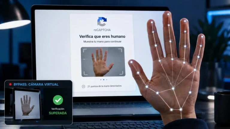 Google prueba un reCAPTCHA con gestos de la mano Google prueba un reCAPTCHA con gestos de la mano