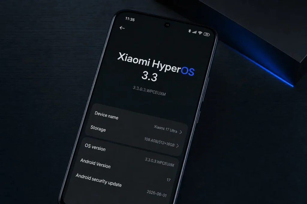 Xiaomi despliega HyperOS 3.3 con Android 17 en sus móviles más caros Xiaomi despliega HyperOS 3.3 con Android 17 en sus móviles más caros