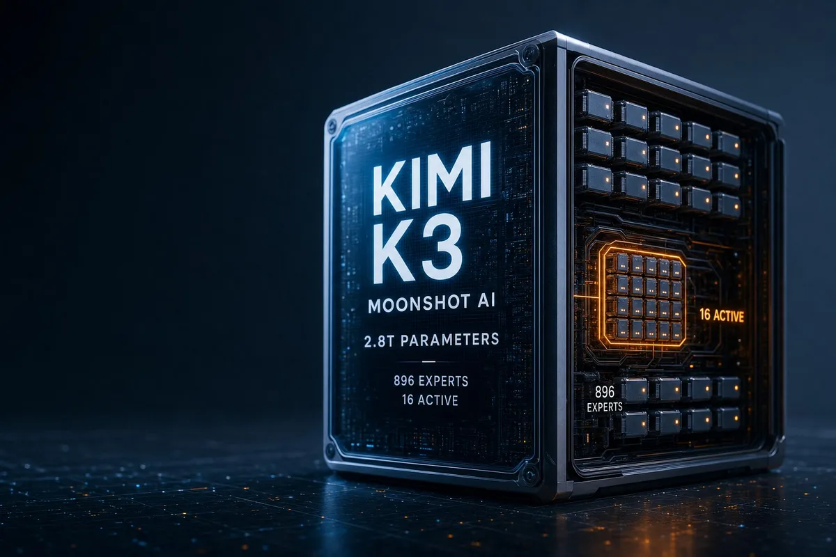Kimi K3 libera 2,8 billones de parámetros y prepara sus pesos abiertos
