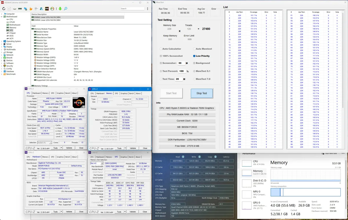 memoria ddr5 cxmt — GIGABYTE adds CXMT 16Gb and 24Gb DDR5 support to AMD and Intel boards, says CXMT support may ease memory supply pressure