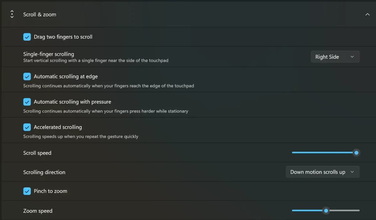 menú Inicio redimensionable Windows 11 — Build 262208925